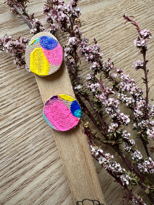 Painted Canvas Stud