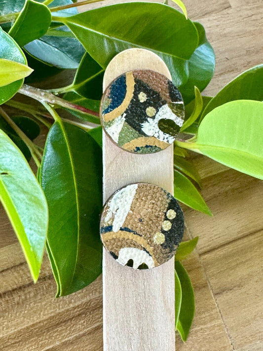 Painted Canvas Stud