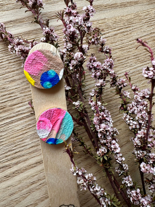 Painted Canvas Stud