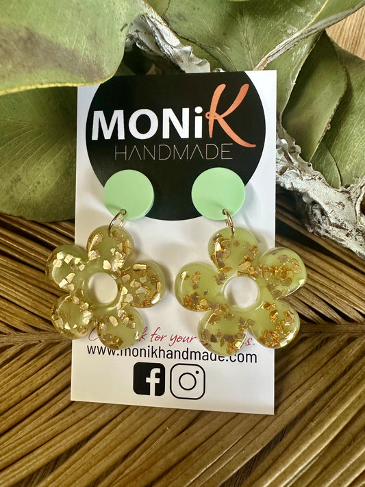 Resin and Glitter Dangle