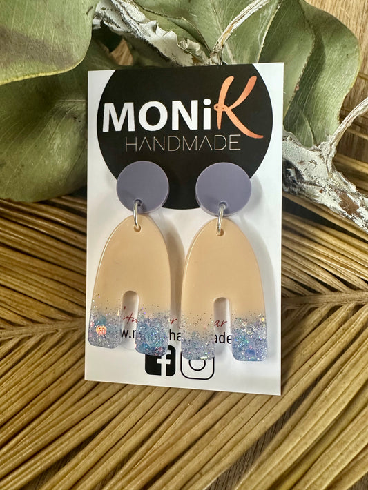 Resin and Glitter Dangle