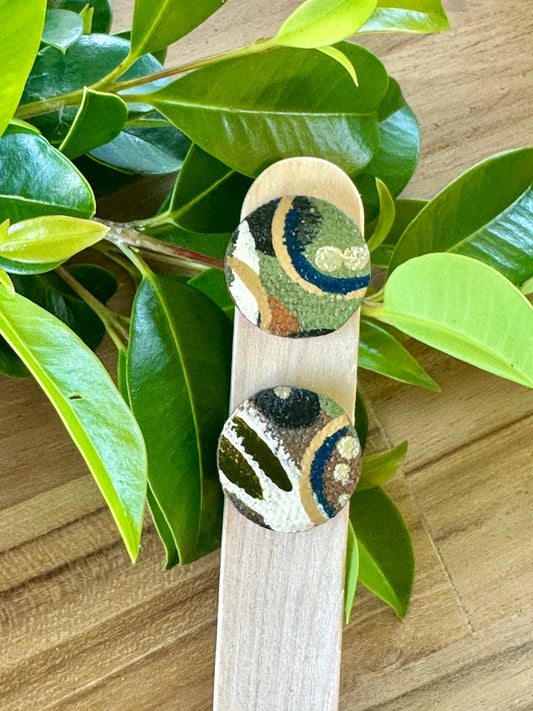 Painted Canvas Stud