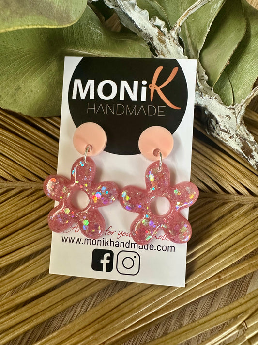 Resin and Glitter Dangle