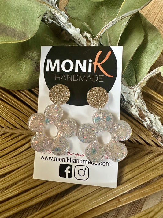 Resin and Glitter Dangle