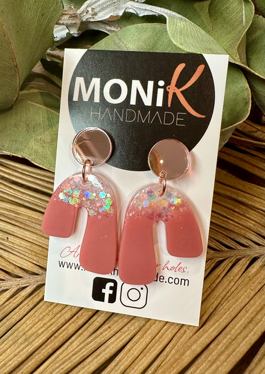 Resin and Glitter Dangle