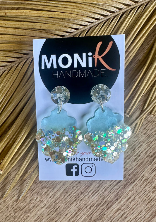 Resin and Glitter Dangle