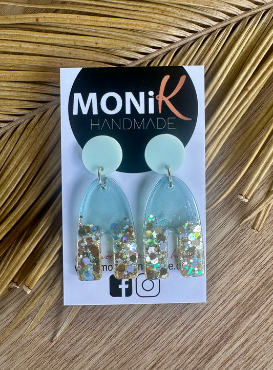 Resin and Glitter Dangle
