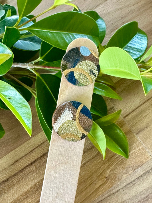 Painted Canvas Stud
