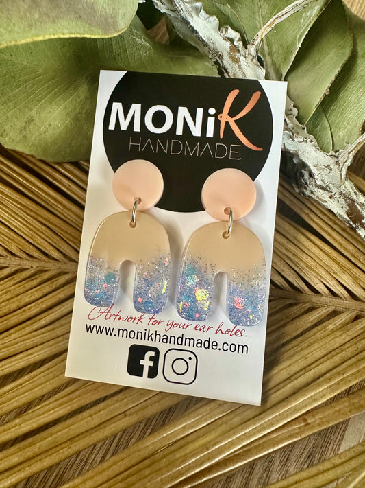 Resin and Glitter Dangle