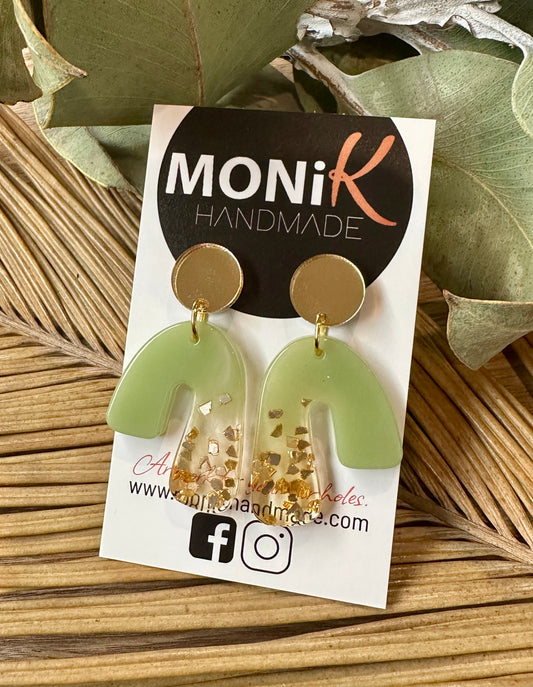 Resin and Glitter Dangle
